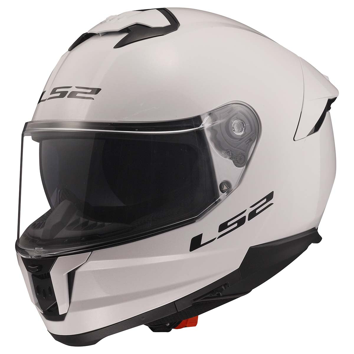 LS2 Helmets Stream II Full Face Motorcycle Helmet W/ SunShield (Gloss White - X-Large)