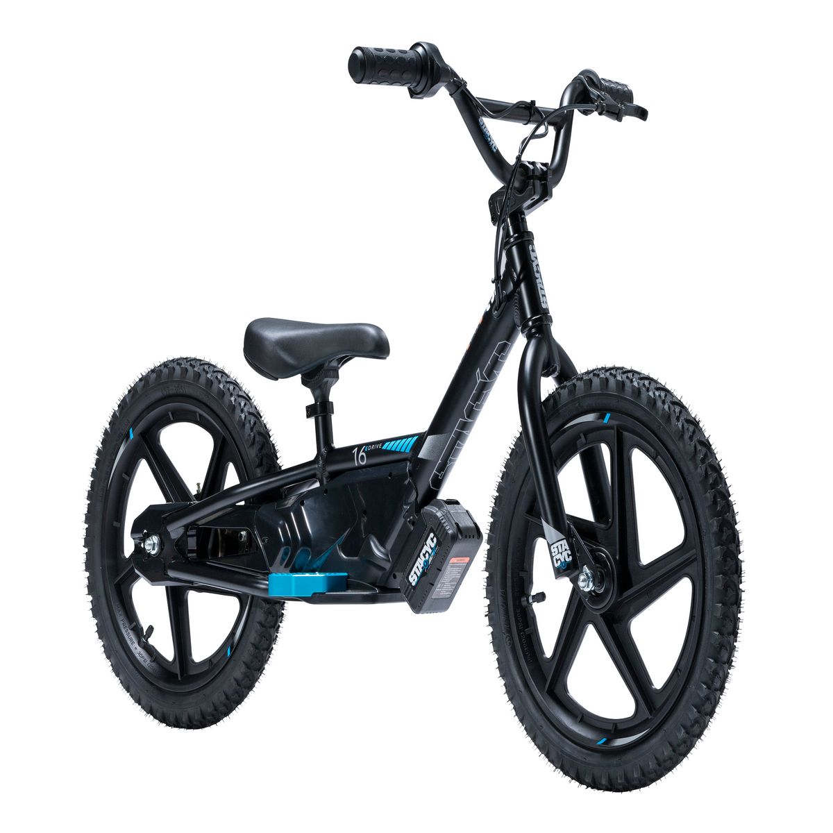 Stacyc Brushless 16eDrive Youth Electric Bike (Black)