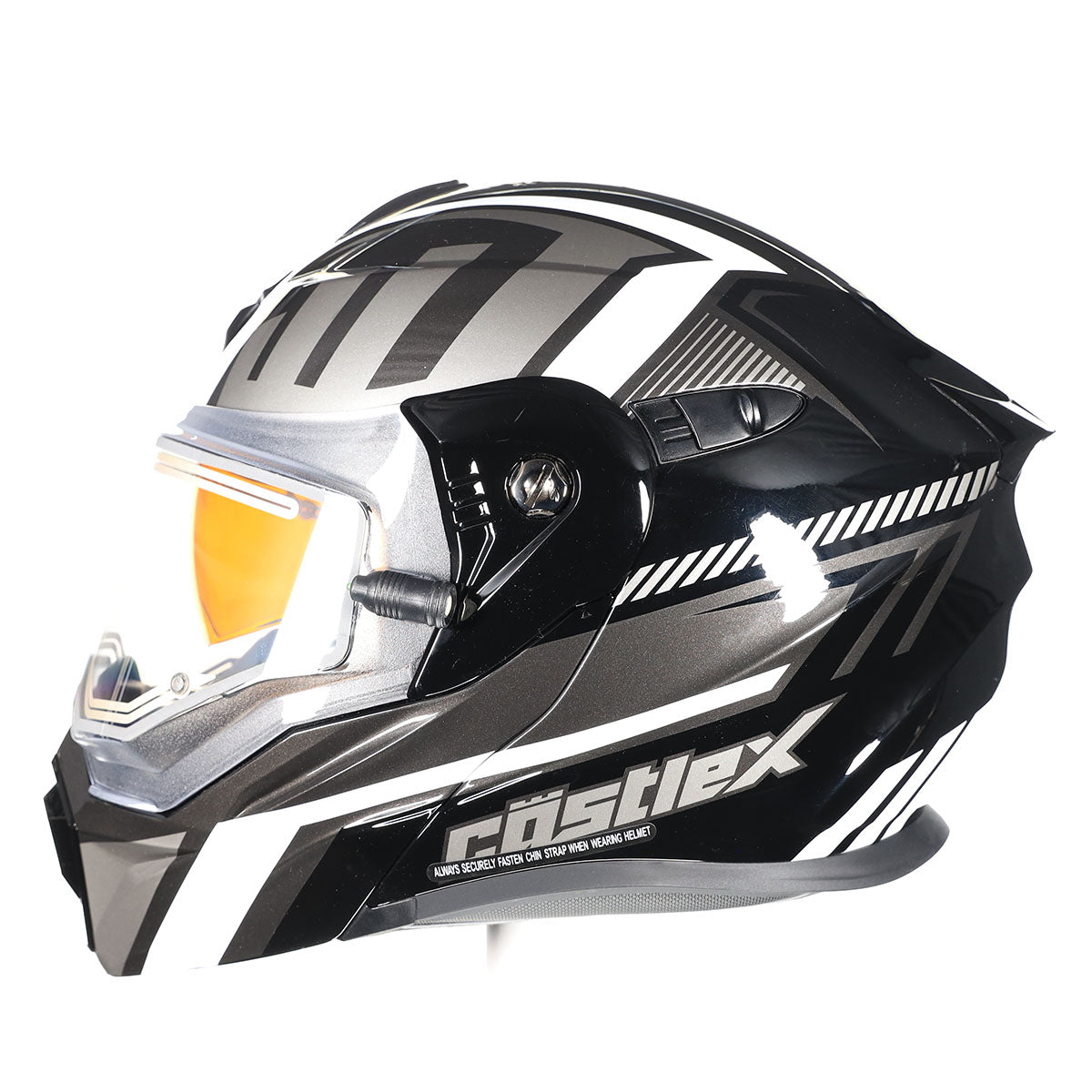 Castle X EXO-CX950 Slash Electric Snow Helmet (Black/Gray - 2X-Large)