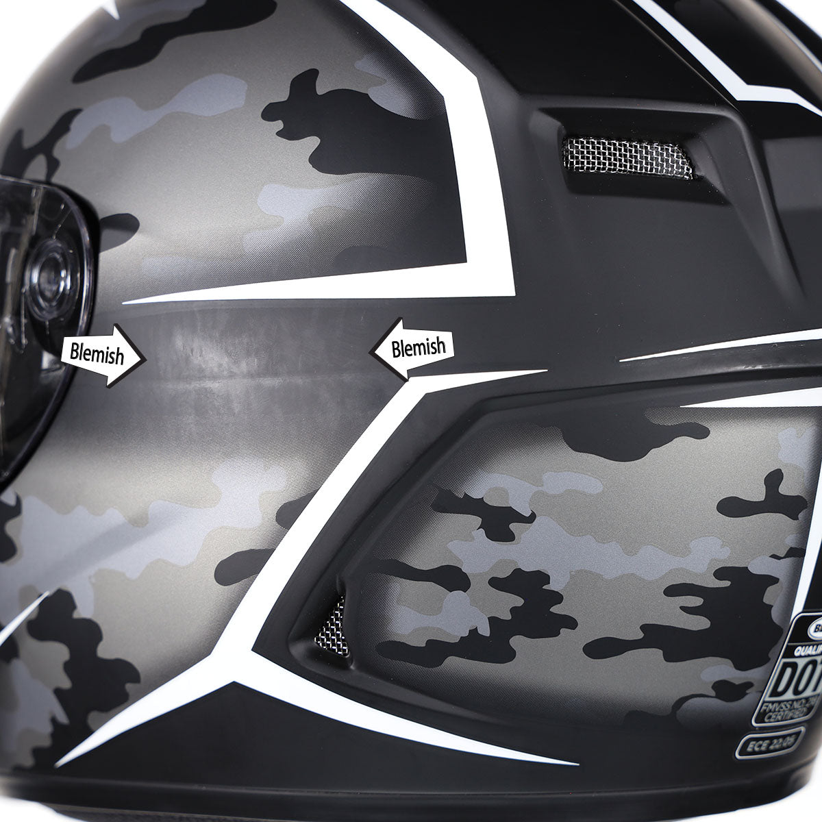 Bell Qualifier Street Helmet (Stealth Camo Matte Black / White - X-Small)
