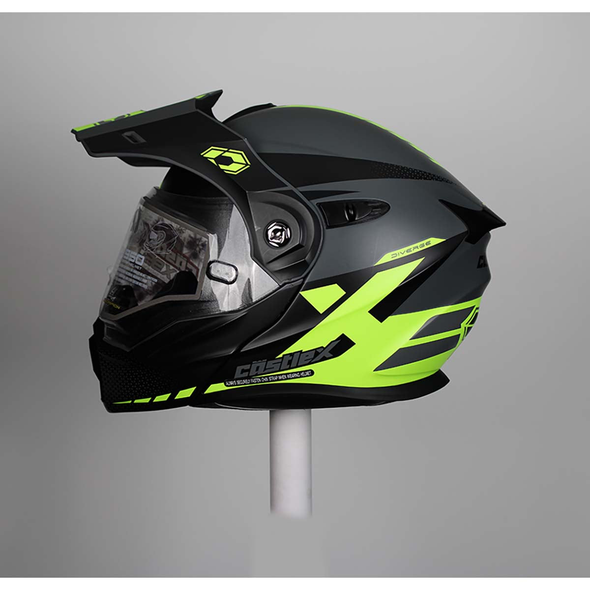 Castle X CX950 Diverge Modular Snow Helmet (Matte Hi-Vis/Gray - Large)