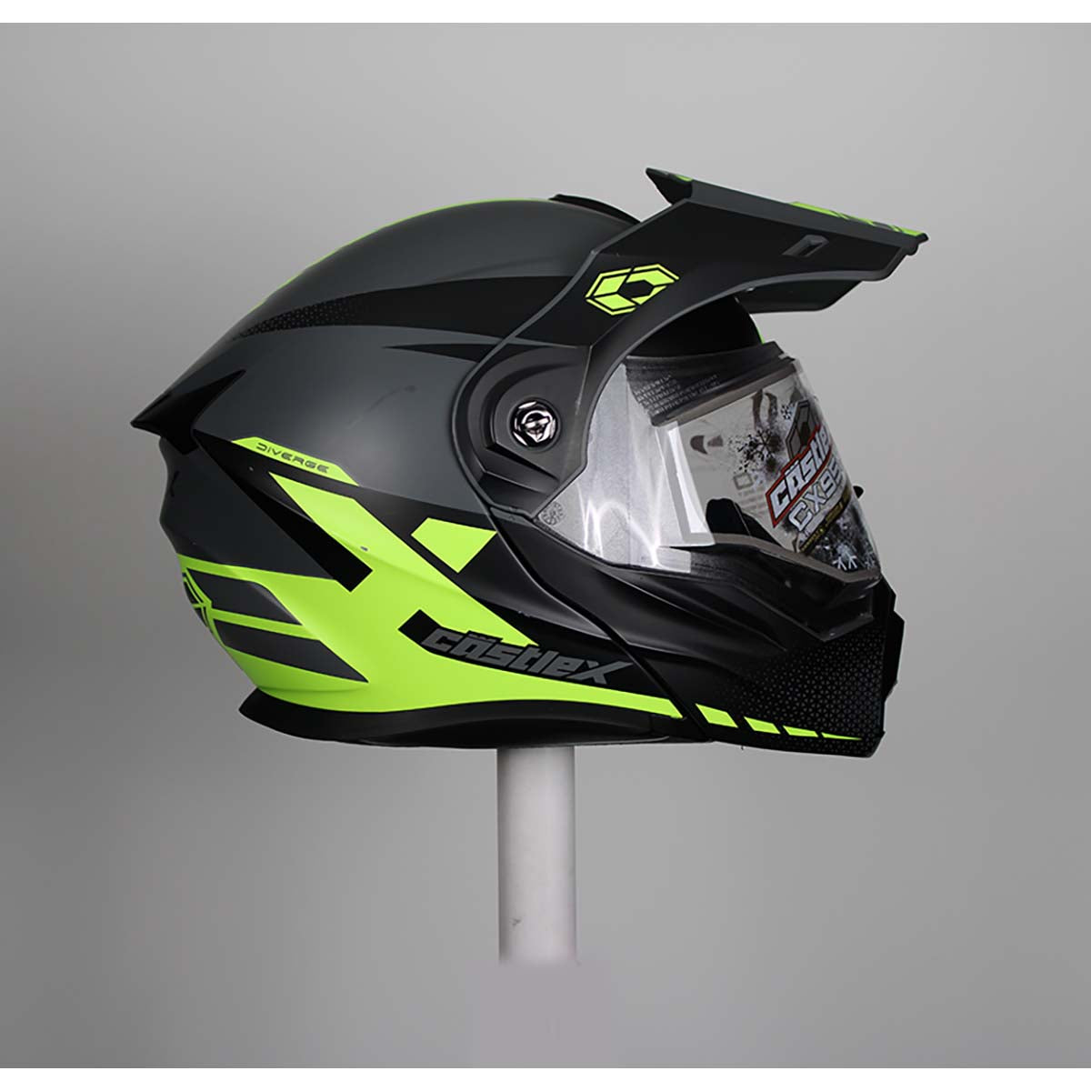 Castle X CX950 Diverge Modular Snow Helmet (Matte Hi-Vis/Gray - Large)