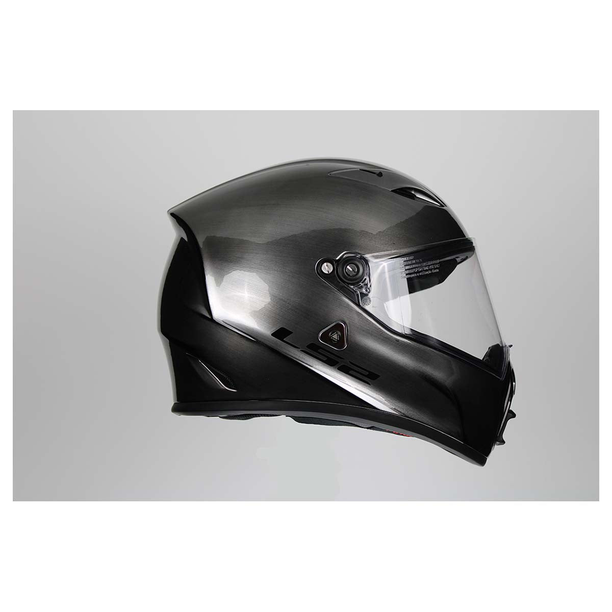 LS2 Helmets Full Face OHM Street Helmet (Brushed Alloy X-Large)