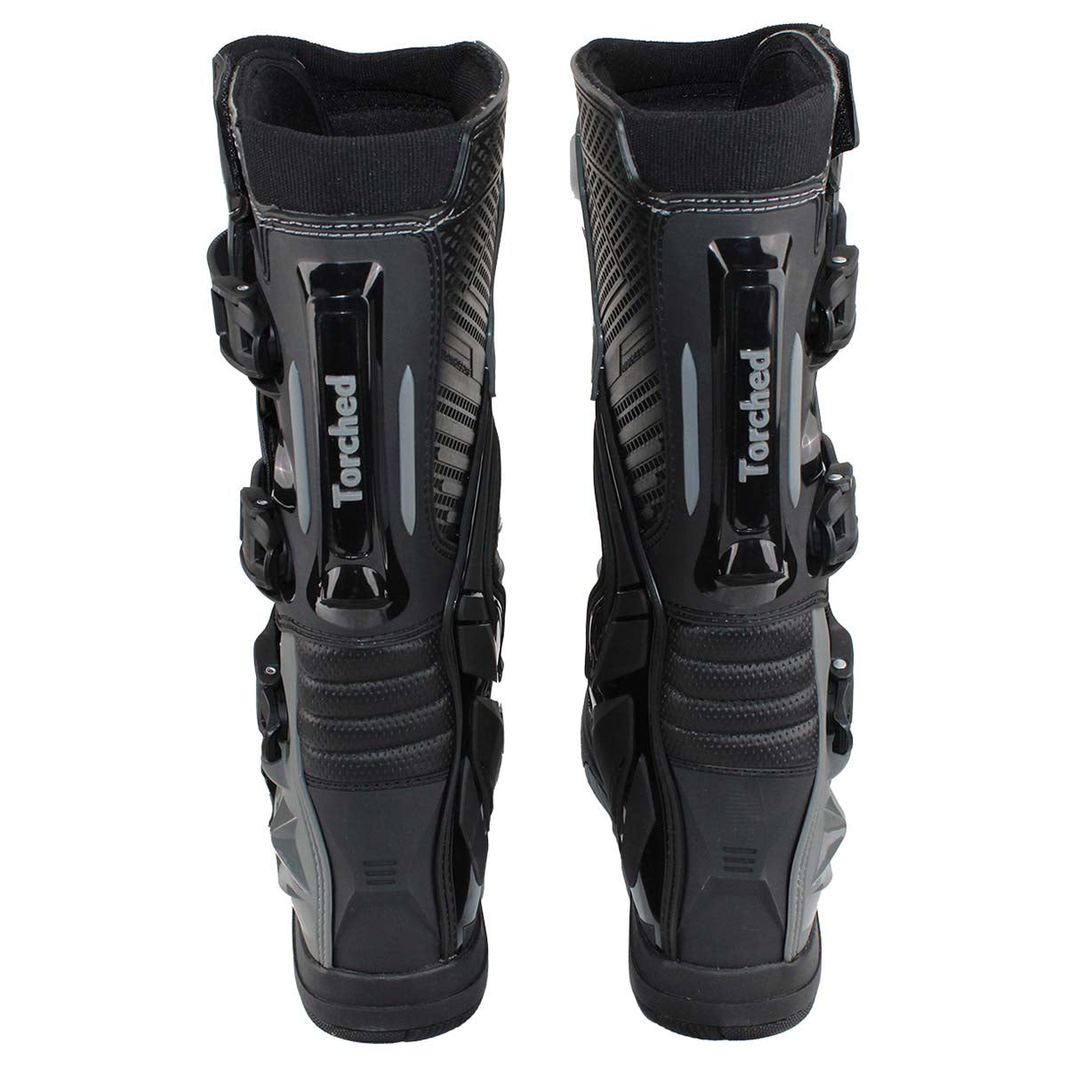 Pure Adrenaline Men's Torched Series MX Boot (Black/Gray - 9)