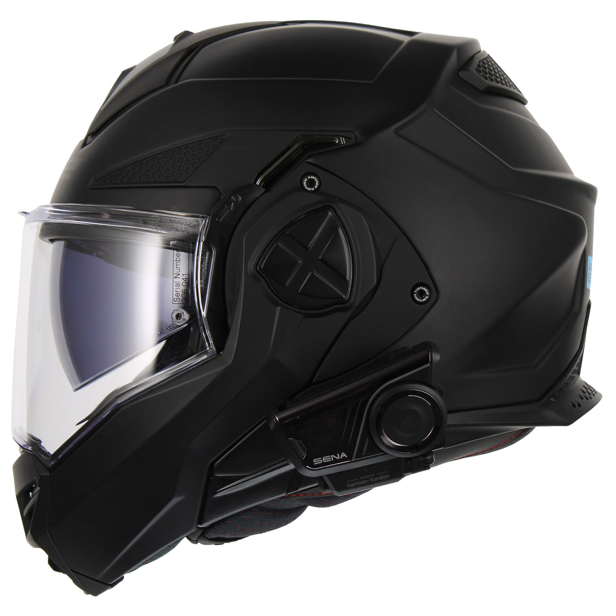 LS2 Helmets Advant X Modular Helmet with Preinstalled Sena 60S Mesh Bl –  Black Hills Moto