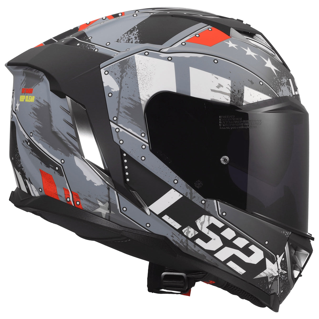 LS2 Helmets Assault III Full Face Motorcycle Helmet W/ SunShield