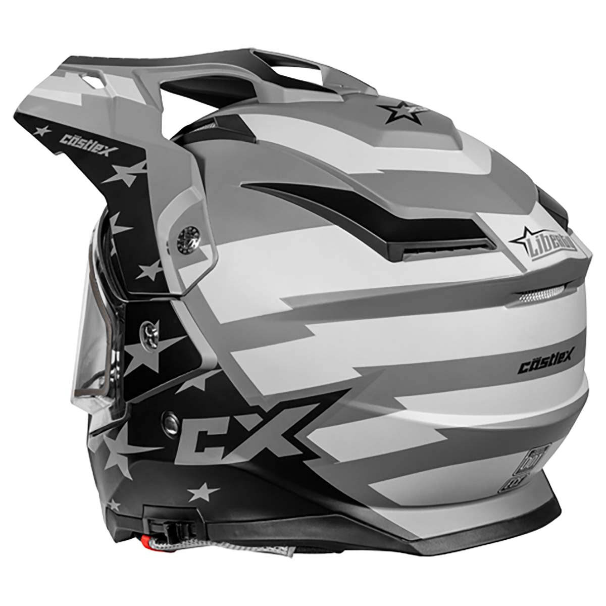 Castle X CX200 Liberty Dual Sport Snow Helmet (Matte Charcoal - Medium)