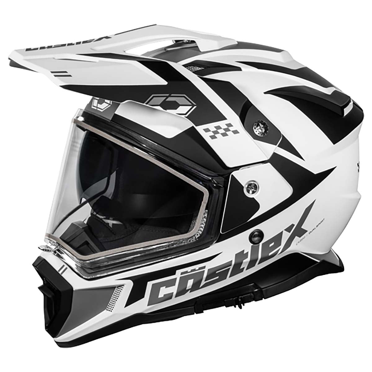 Castle X CX200 Wrath Dual Sport Snow Helmet (Matte White - 2X-Large)