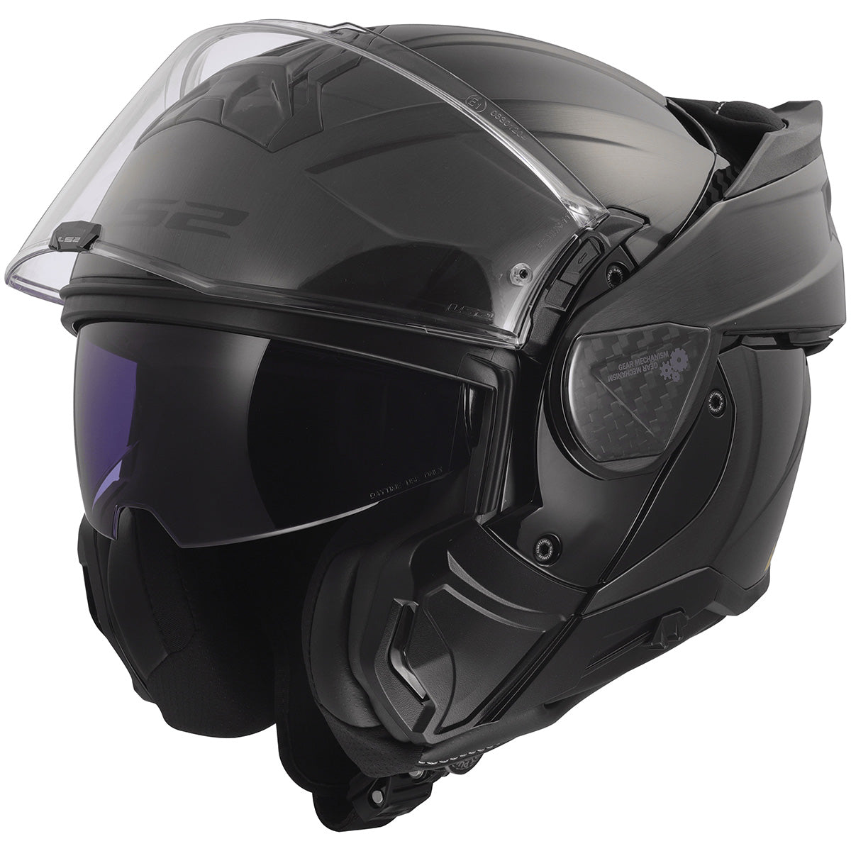 LS2 Helmets Advant II Modular Motorcycle Helmet W/ SunShield