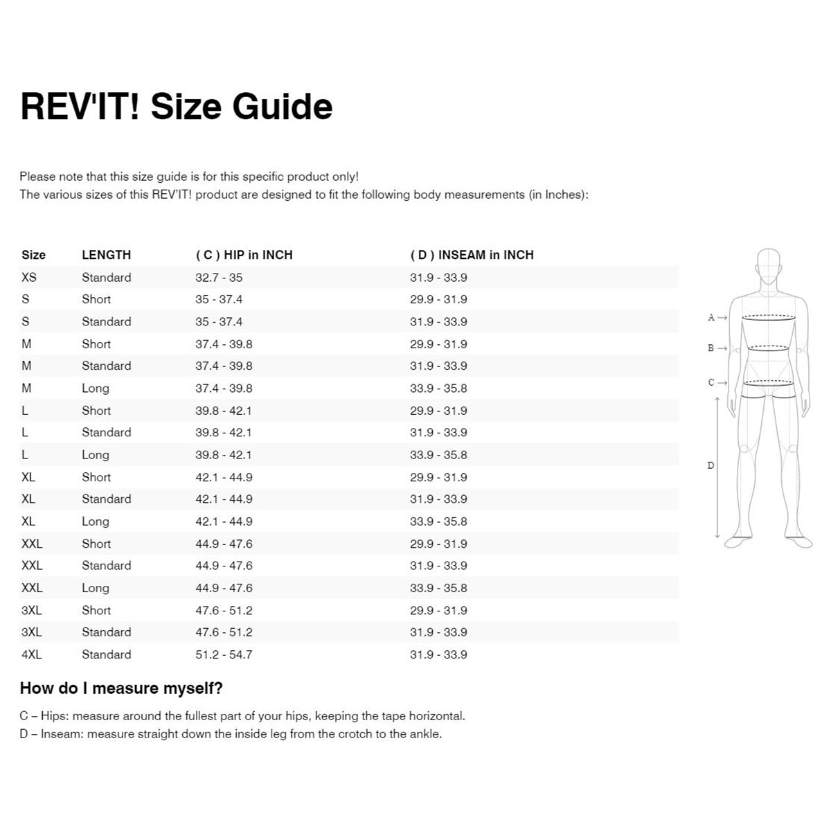 REV'IT! Men's Tornado 4 H2O Adventure Touring Motorcycle Pants