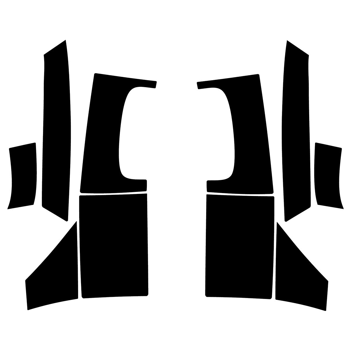 Reflective Decals for Kawasaki Concours 14 / GTR1400 Rear & Side Bags