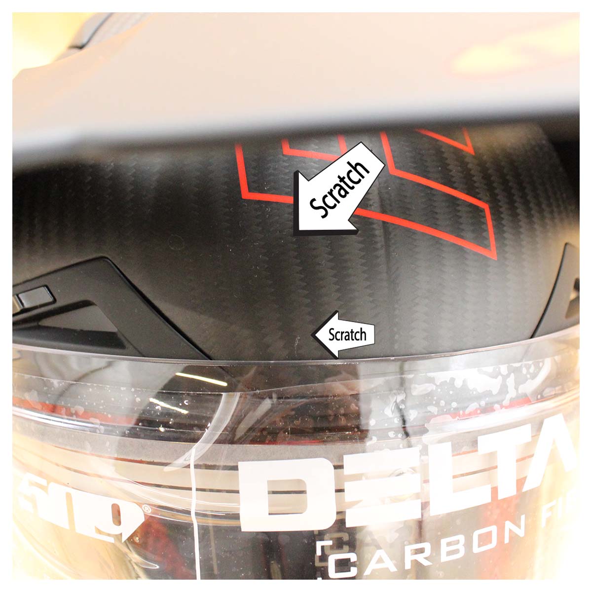 509 Delta R3 Carbon Fiber Ignite Helmet (Red - Medium)