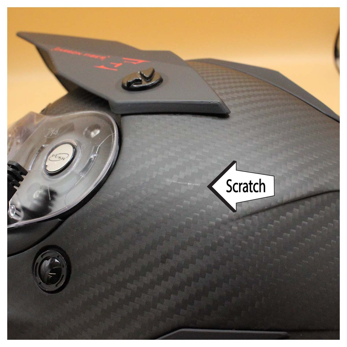 509 Delta R3 Carbon Fiber Ignite Helmet (Red - Medium)
