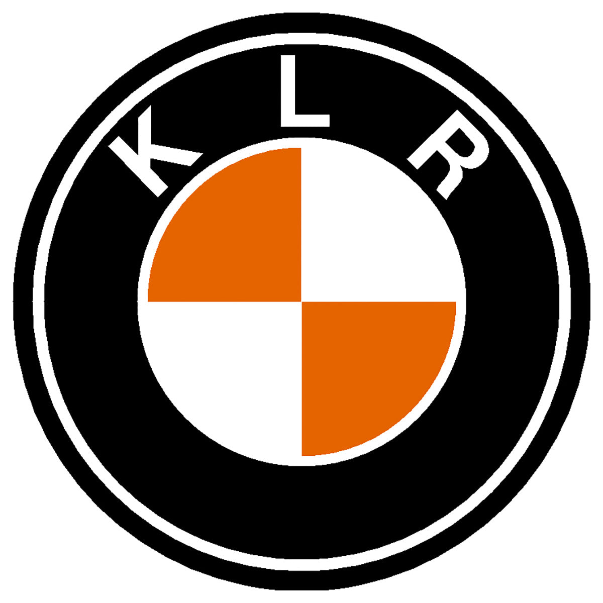 Reflective Kawasaki KLR Roundels
