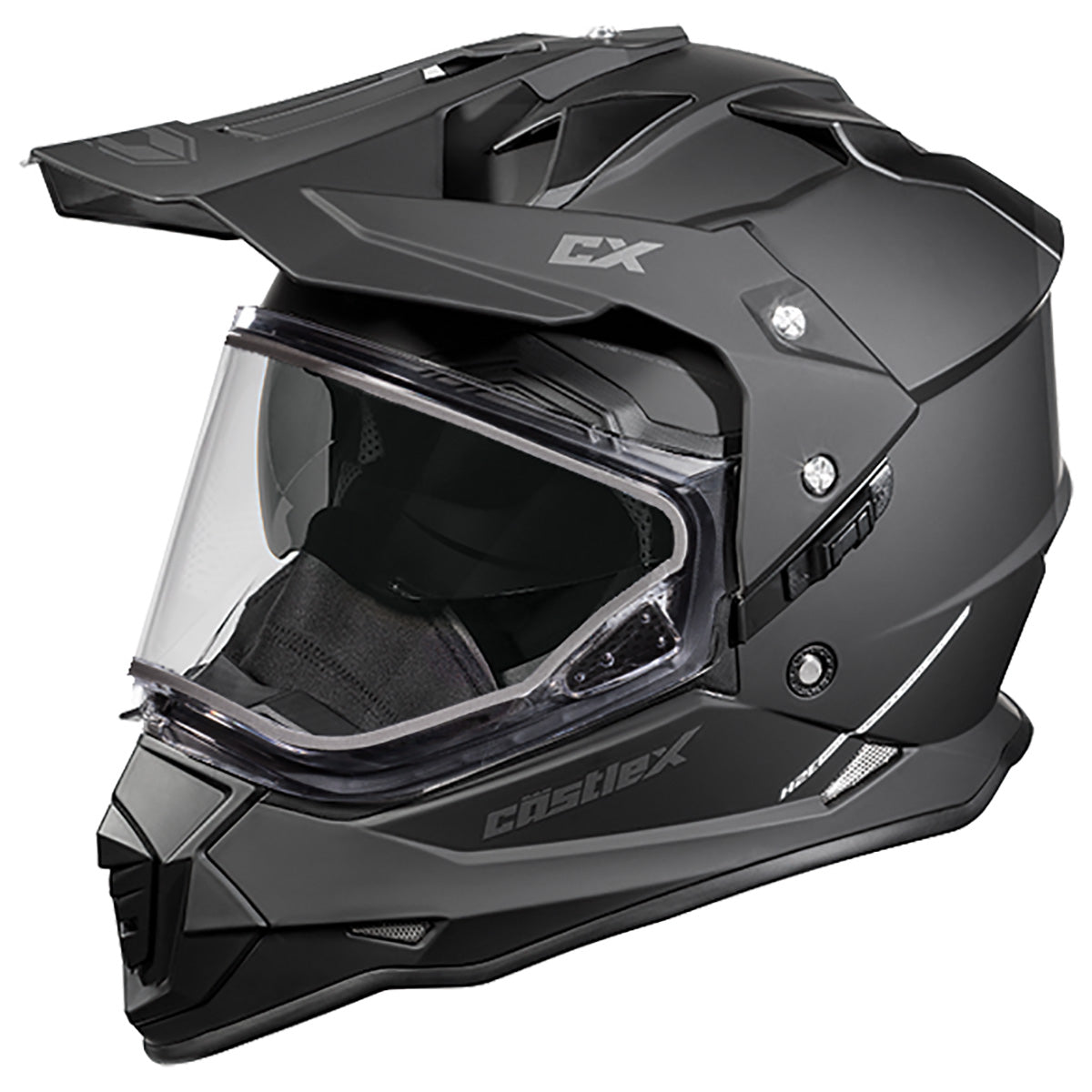 Castle X Mode Dual Sport SV Snow Helmet (Matte Black - 3X-Large)