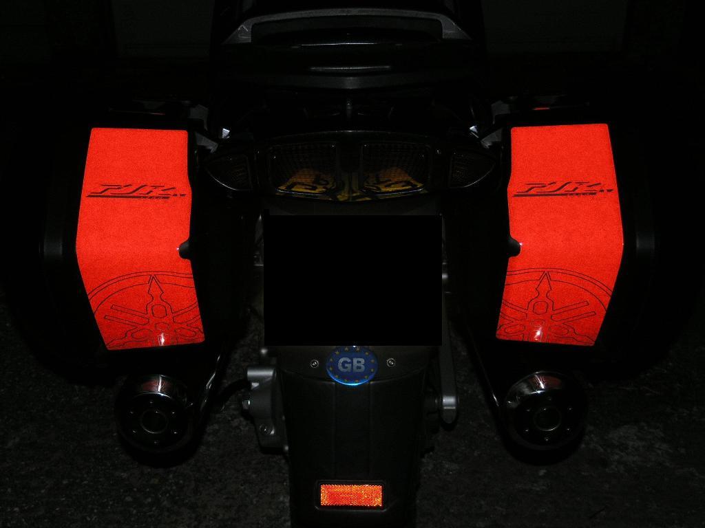 Reflective Decals for Yamaha FJR1300 Rear Bags