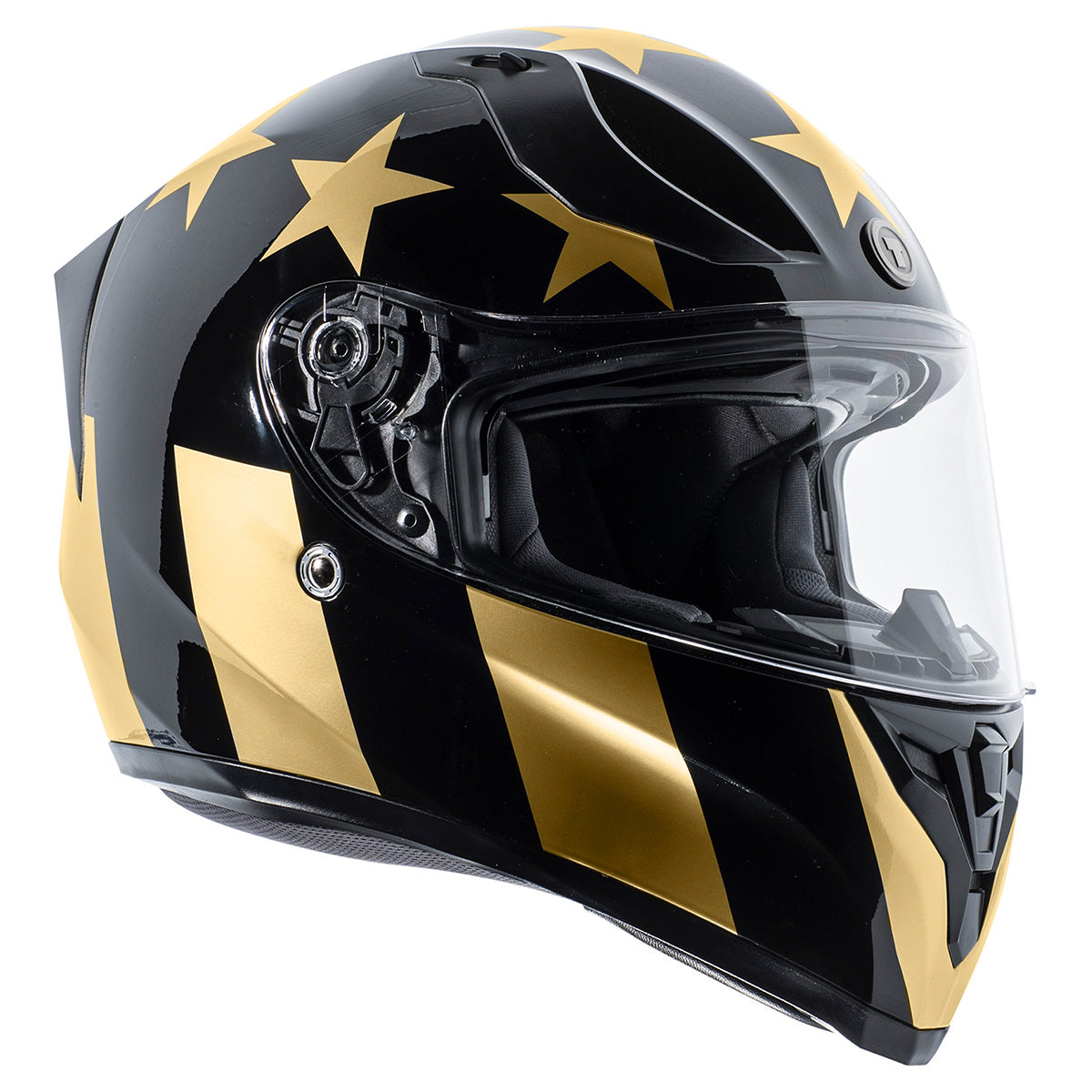 Torc T-15B Full Face Bluetooth Stay Gold Helmet