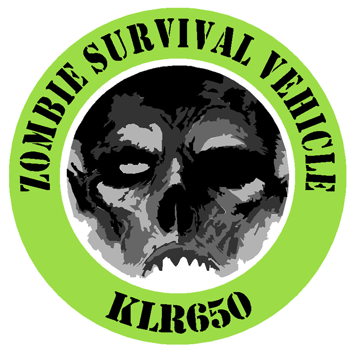 Reflective Zombie Survival Vehicle Roundel