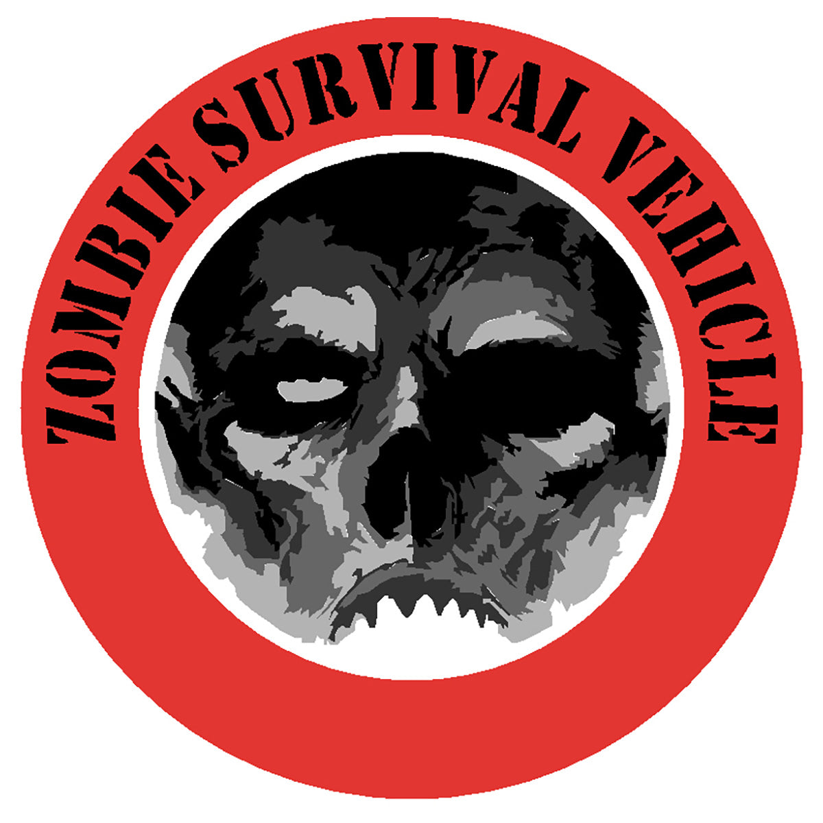 Reflective Zombie Survival Vehicle Roundel