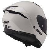 LS2 Helmets Stream II Full Face Motorcycle Helmet W/ SunShield (Gloss White - Medium)