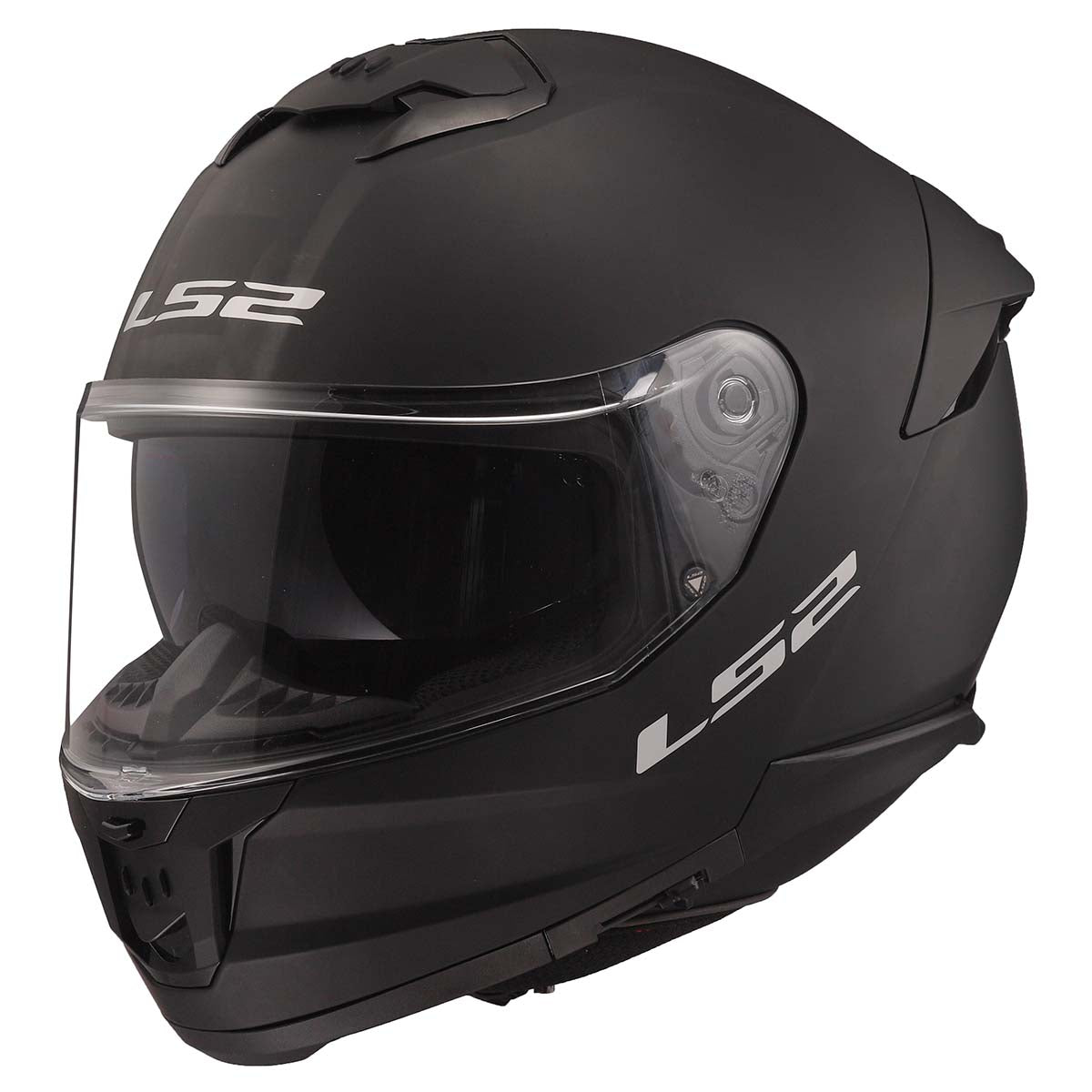 LS2 Helmets Stream II Full Face Motorcycle Helmet W/ SunShield (Matte Black - X-Large)
