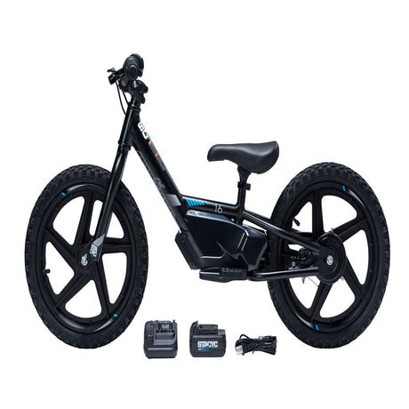 Stacyc Brushless 16eDrive Youth Electric Bike (Black)