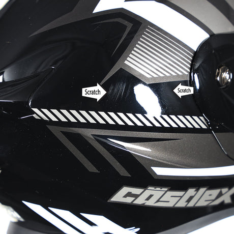 Castle X EXO-CX950 Slash Electric Snow Helmet (Black/Gray - 2X-Large)