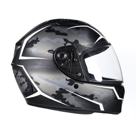 Bell Qualifier Street Helmet (Stealth Camo Matte Black / White - X-Small)