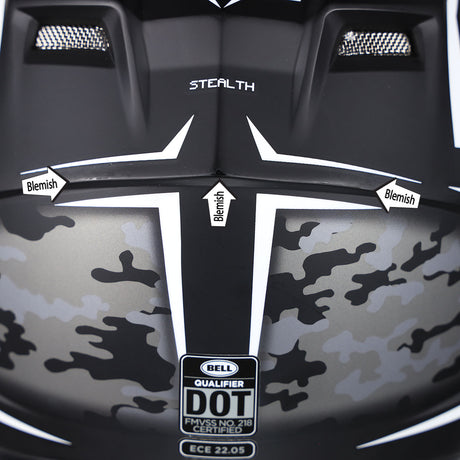 Bell Qualifier Street Helmet (Stealth Camo Matte Black / White - X-Small)