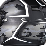 Bell Qualifier Street Helmet (Stealth Camo Matte Black / White - X-Small)