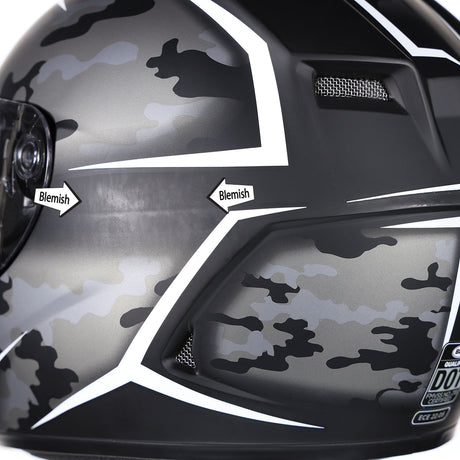 Bell Qualifier Street Helmet (Stealth Camo Matte Black / White - X-Small)