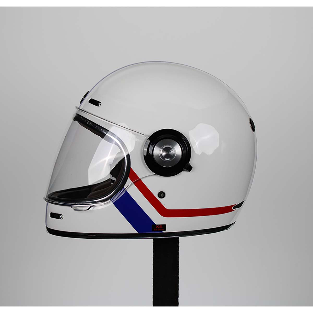 Torc T-1 Retro Allegiance Full Face Helmet (Gloss White - X-Small)