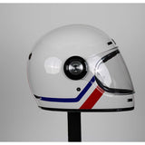 Torc T-1 Retro Allegiance Full Face Helmet (Gloss White - X-Small)