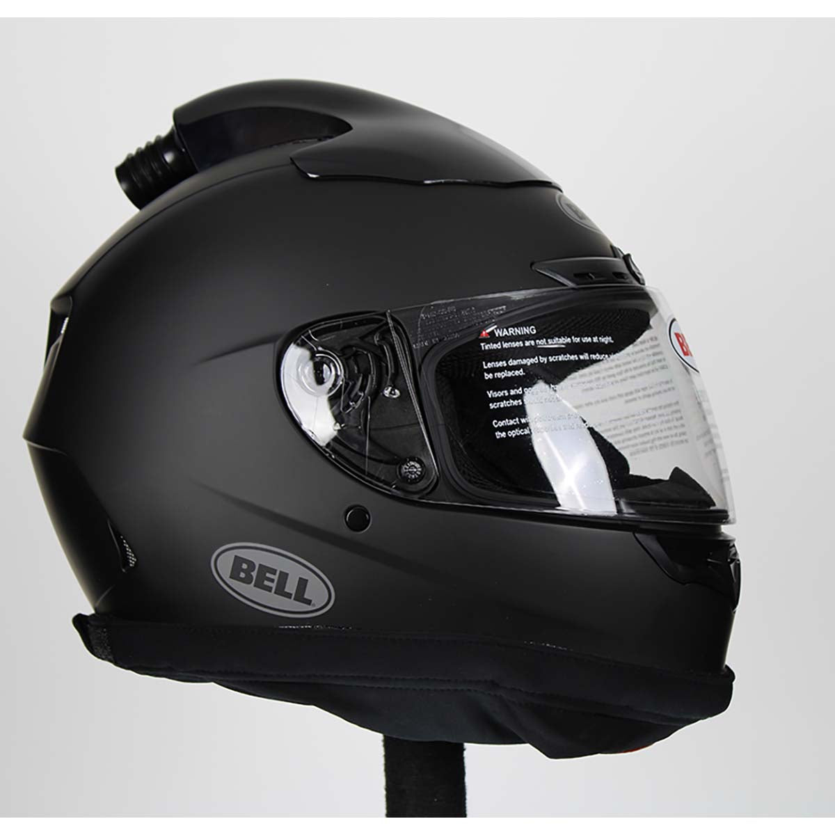 bell black qualifier helmet Bell Qualifier DLX Forced Air Full-Face Helmet (Matte Black