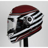 Bell Race Star Flex DLX Helmet (RSD The Zone Matte/Gloss White/Candy Red - Medium)