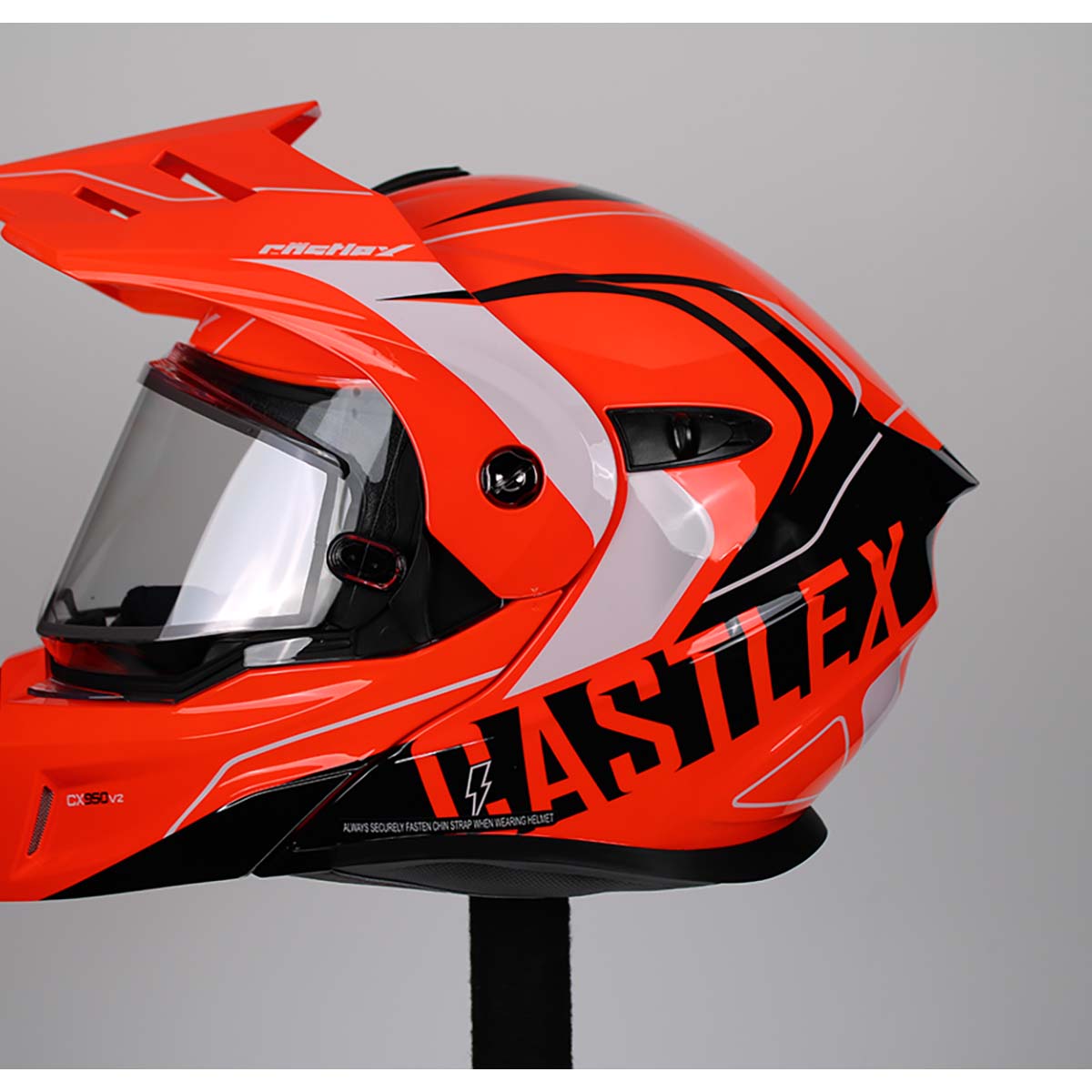 Castle X CX950 V2 Wake Modular Snow Helmet (Gloss Flo Orange/Black - Small)