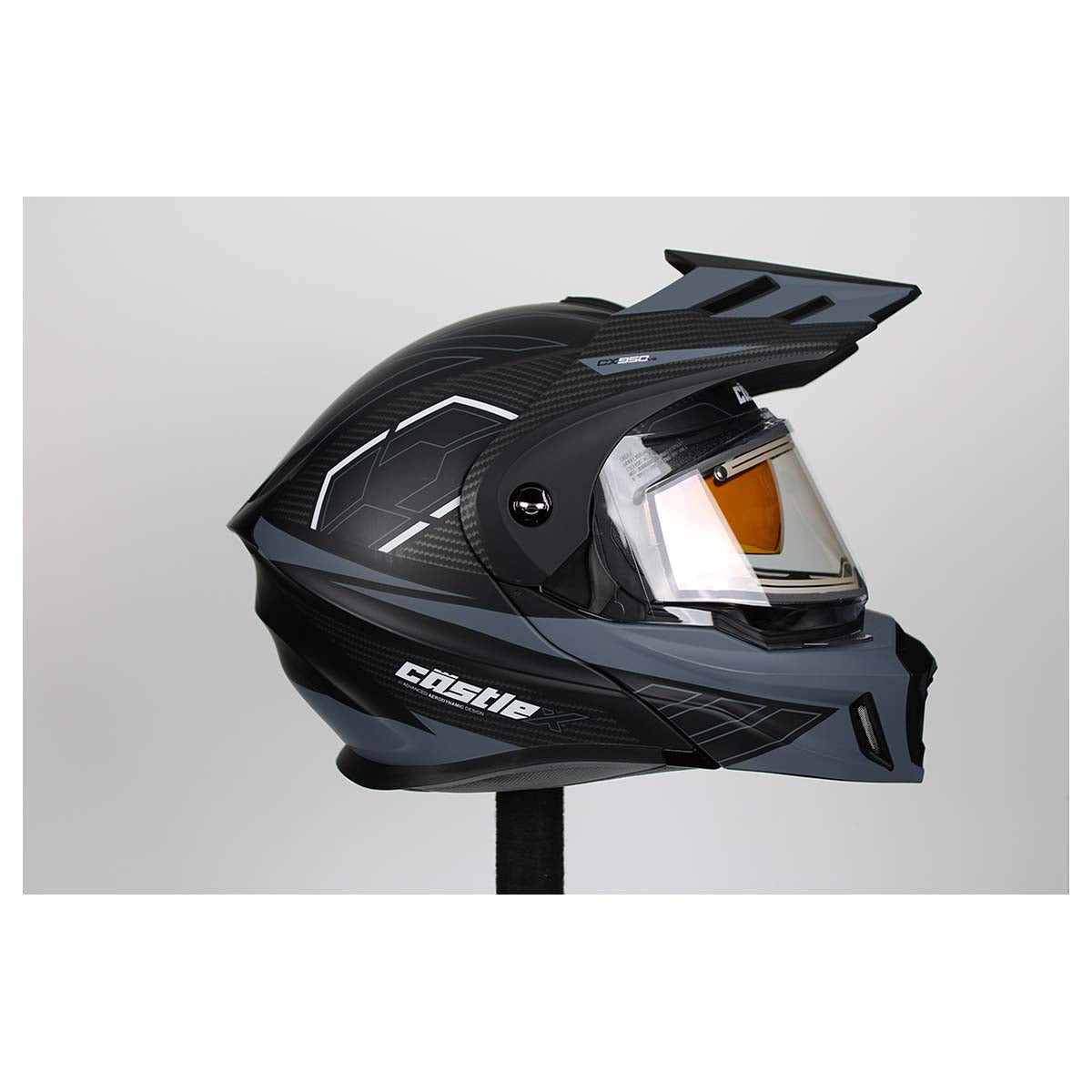 Castle X CX950 V2 Fierce Modular Electric Snow Helmet (Matte Black