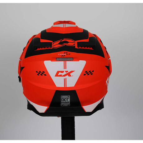 Castle X CX200 Wrath Dual Sport Electric Snow Helmet (Matte Flo Orange - Medium)