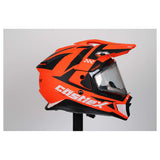 Castle X CX200 Wrath Dual Sport Electric Snow Helmet (Matte Flo Orange - Medium)