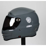 Torc T-9 Retro Full Face Nardo Helmet (Gloss Grey - Large)