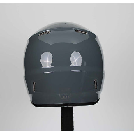Torc T-9 Retro Full Face Nardo Helmet (Gloss Grey - Large)