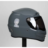Torc T-9 Retro Full Face Nardo Helmet (Gloss Grey - Large)