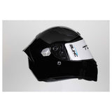 Torc T-15B Full Face Bluetooth Helmet (Gloss Black - Medium)