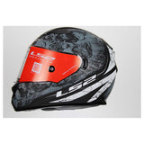 LS2 Helmets Full Face Stream Evo Throne Helmet (Matte Black Titanium - X-Small)