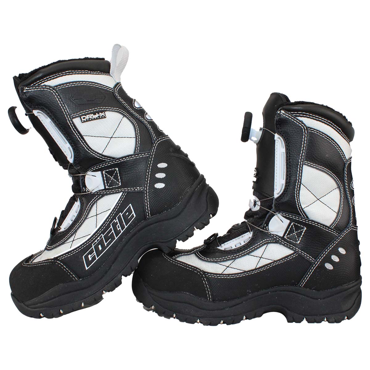 Castle X Women's Charge Atop Boot (White/Black - 7)
