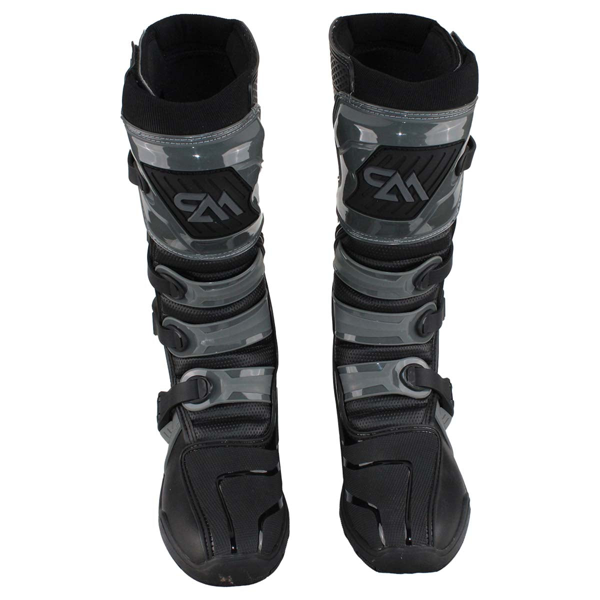 Pure Adrenaline Men's Torched Series MX Boot (Black/Gray - 9)