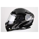 LS2 Helmets Challenger GT Propeller Full Face Street Helmet (Matte Black Titanium/Gray - X-Large)