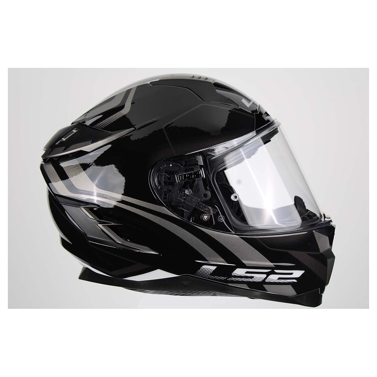 LS2 Helmets Challenger GT Propeller Full Face Street Helmet (Matte Black Titanium/Gray - X-Large)