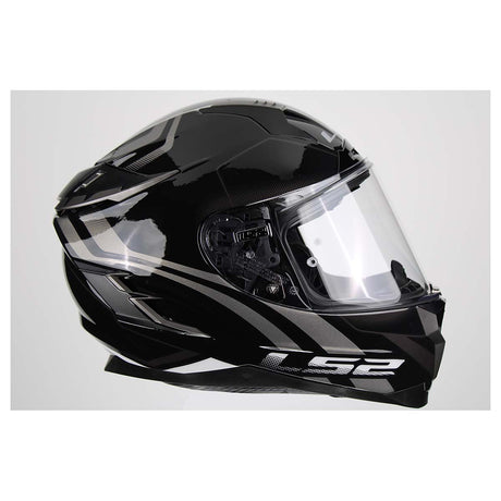 LS2 Helmets Challenger GT Propeller Full Face Street Helmet (Matte Black Titanium/Gray - X-Large)