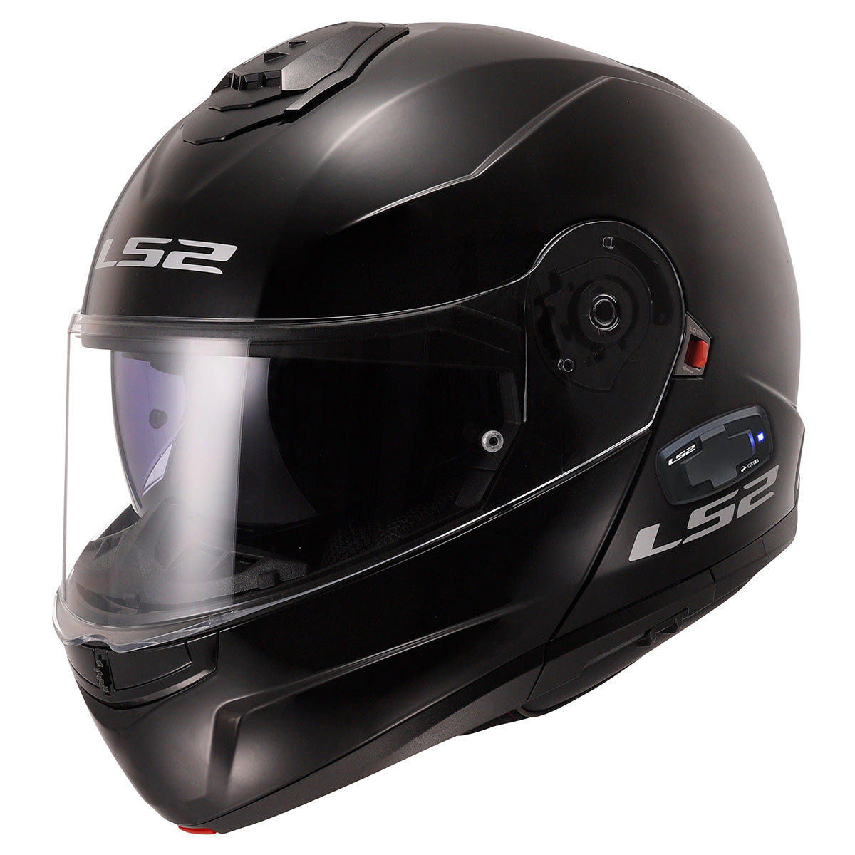 LS2 Helmets Strobe II Modular Bluetooth Motorcycle Helmet W/ SunShield